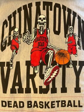 *LIMITED* Chinatown Market x  Grateful Dead Varsity Basketball Sweatshirt Medium